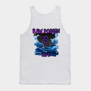 Raw Doggin Life, Moon Man Tank Top