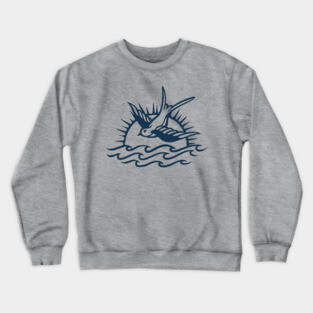 Sparrow Tattoo Crewneck Sweatshirt