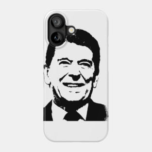 Ronald Reagan Pop Art Portrait Phone Case