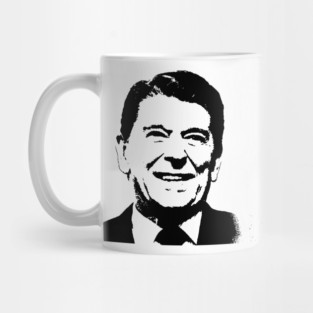 Ronald Reagan Pop Art Portrait Mug