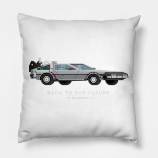 Back to the Future - Famous Cars Pillow