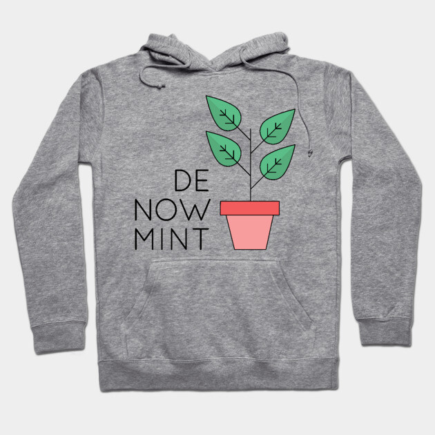 De Now Mint Hoodie by Youre Wrong About