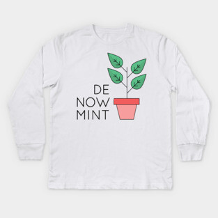De Now Mint Kids Long Sleeve T-Shirt