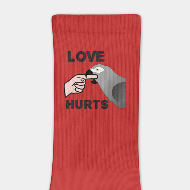 Love Hurts - African Grey Parrot by Einstein Parrot