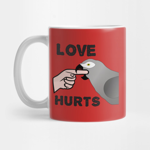 Love Hurts - African Grey Parrot by Einstein Parrot