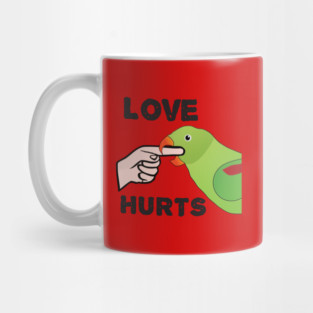 Love Hurts - Alexandrine Parakeet Female Mug