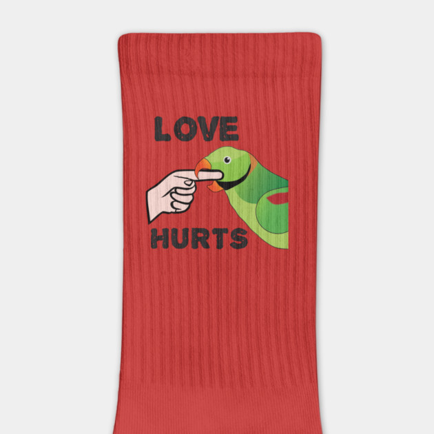 Love Hurts - Alexandrine Parakeet Male by Einstein Parrot