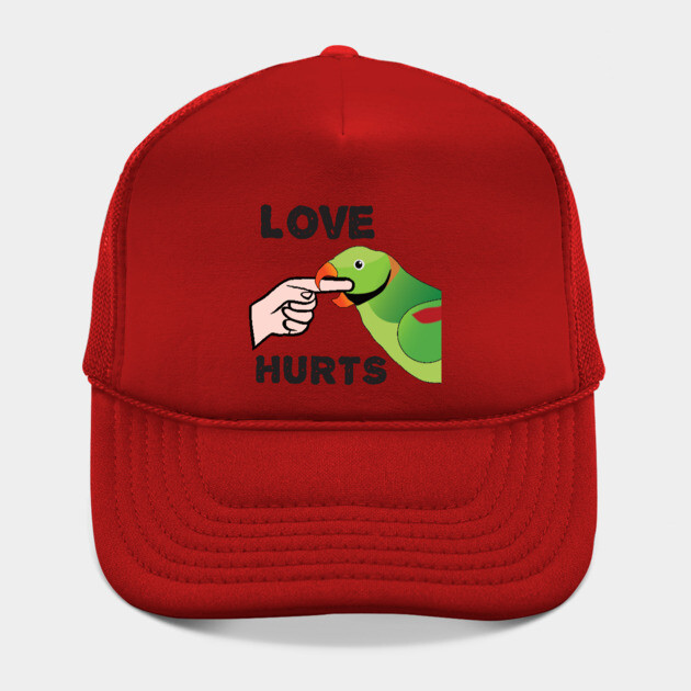 Love Hurts - Alexandrine Parakeet Male by Einstein Parrot