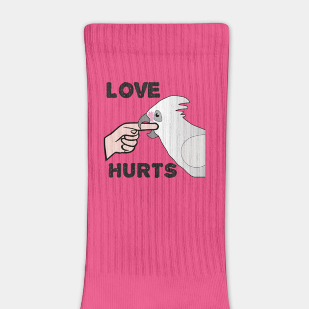 Love Hurts - Bare Eyed Cockatoo Parrot by Einstein Parrot