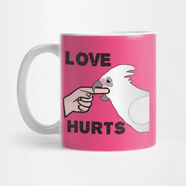 Love Hurts - Bare Eyed Cockatoo Parrot by Einstein Parrot