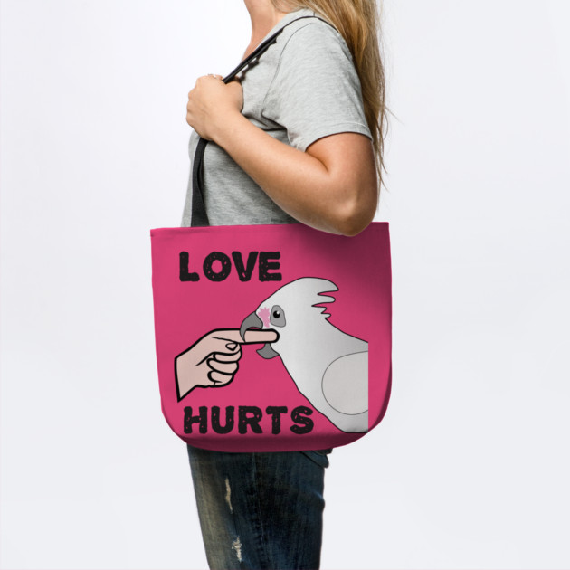 Love Hurts - Bare Eyed Cockatoo Parrot by Einstein Parrot