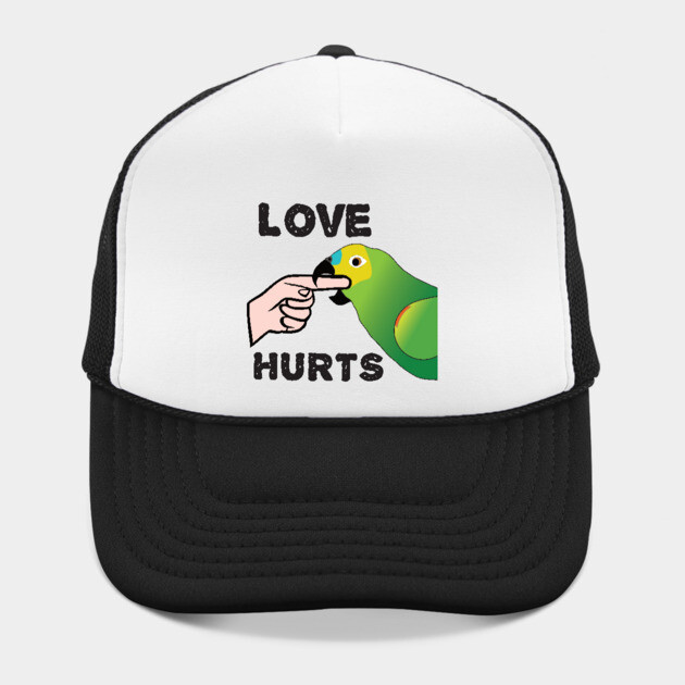 Love Hurts - Blue Front Amazon Parrot by Einstein Parrot