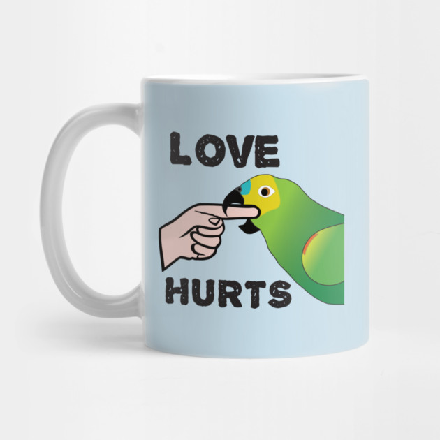 Love Hurts - Blue Front Amazon Parrot by Einstein Parrot