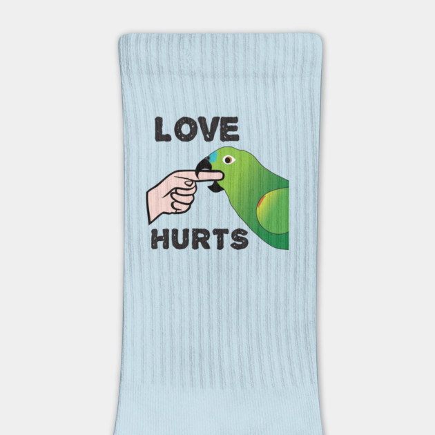 Love Hurts - Blue Front Amazon Parrot Ver.2 by Einstein Parrot
