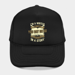 Novelist Book Author Writer Gift Hat