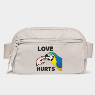 Love Hurts - Blue and Gold Macaw Parrot Bag