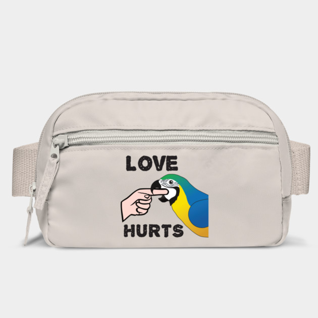 Love Hurts - Blue and Gold Macaw Parrot by Einstein Parrot
