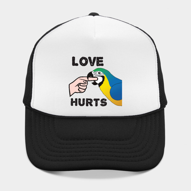 Love Hurts - Blue and Gold Macaw Parrot by Einstein Parrot