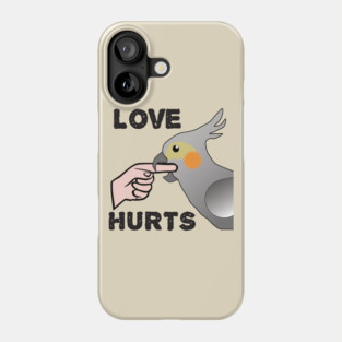 Love Hurts - Cockatiel Parrot Female Phone Case