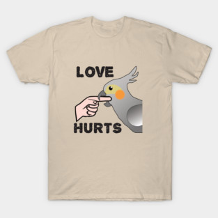 Love Hurts - Cockatiel Parrot Female T-Shirt