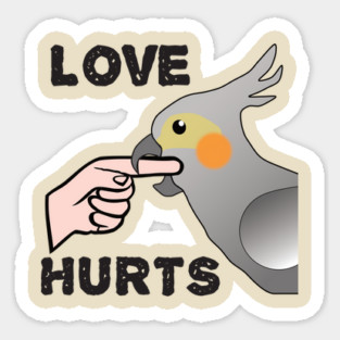 Love Hurts - Cockatiel Parrot Female Magnet