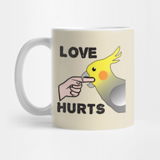 Love Hurts - Cockatiel Male Mug