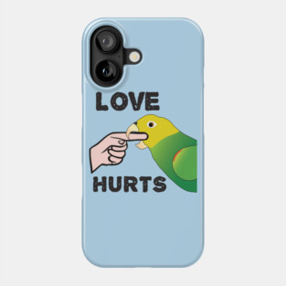 Love Hurts - Double Yellow Headed Amazon Parrot Phone Case
