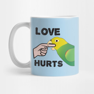 Love Hurts - Double Yellow Headed Amazon Parrot Mug
