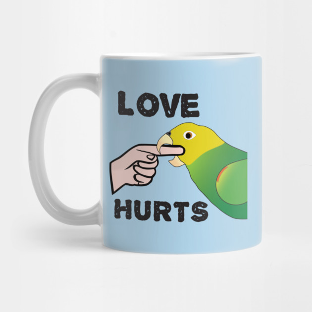 Love Hurts - Double Yellow Headed Amazon Parrot by Einstein Parrot