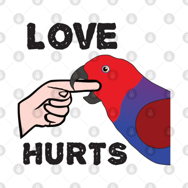 Love Hurts - Eclectus Parrot Female by Einstein Parrot