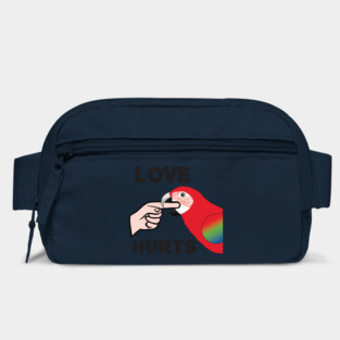 Love Hurts - Greenwing Macaw Parrot Bag
