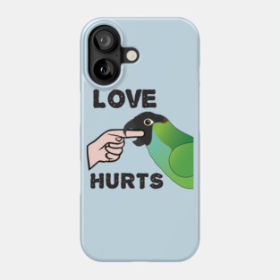 Love Hurts - Nanday Conure Parrot Phone Case