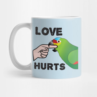 Love Hurts - Red Lored Amazon Mug