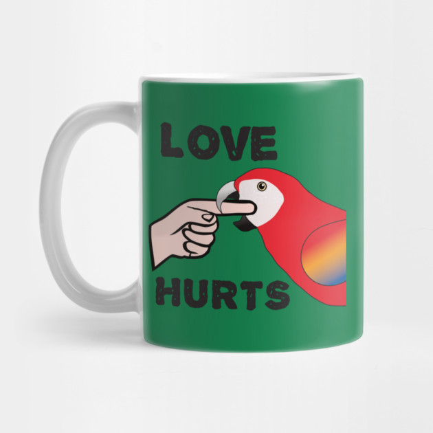 Love Hurts - Scarlet Macaw Parrot by Einstein Parrot