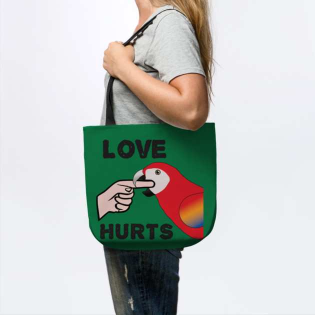 Love Hurts - Scarlet Macaw Parrot by Einstein Parrot