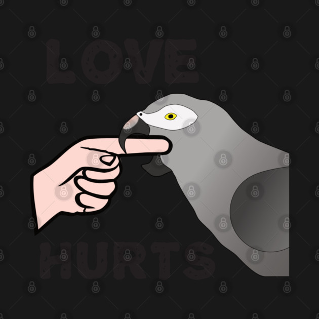 Love Hurts - Timneh African Grey Parrot by Einstein Parrot