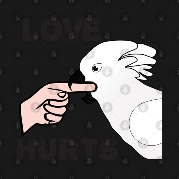 Love Hurts - Umbrella Cockatoo Parrot by Einstein Parrot
