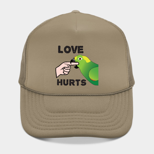 Love Hurts - Yellow Napped Amazon Parrot by Einstein Parrot