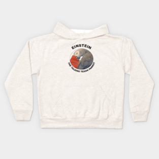 Einstein Parrot African Grey Logo Kids Hoodie