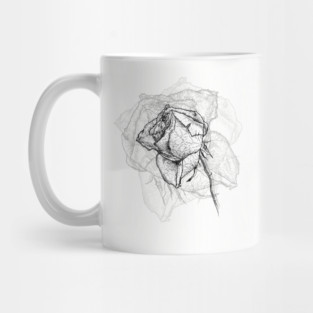White Rose Mug