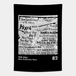 The Fall / Hex Enduction Hour / Minimalist Graphic Artwork Design Tapestry