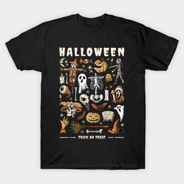 Halloween T-Shirt by Sweeneypen