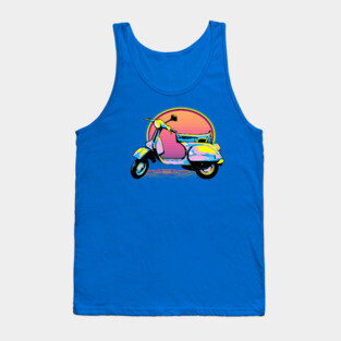 Vespa Sunset Tank Top