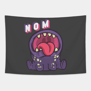 Nom Monster Tapestry