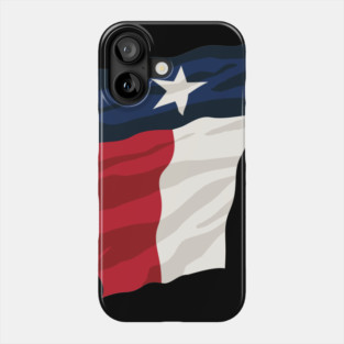 Texas Pride Waving Texan Flag Phone Case