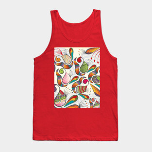 Pattern Paisley Tank Top