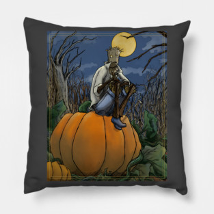 Jack Straws Pumpkin Sitting Pillow