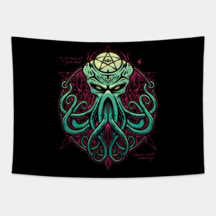 Cthulhu Awakens Tapestry