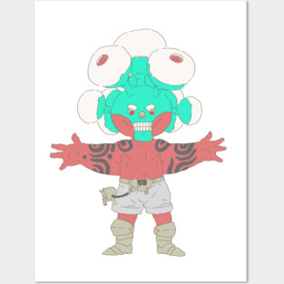 Smiling kido demon Posters and Art