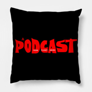 Podcast on Elm Street Pillow